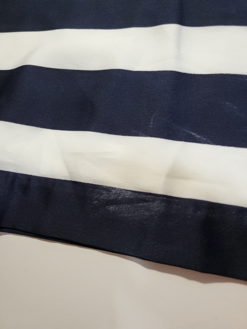 J. Crew White and Navy Striped Slip Dress - Picture 8 of 9